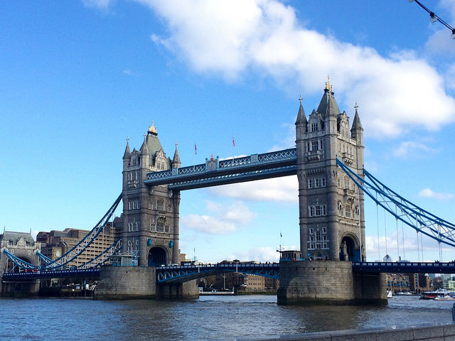 get a unique view of london from up in the iconic tower bridge | tower bridge is located in the heart of london