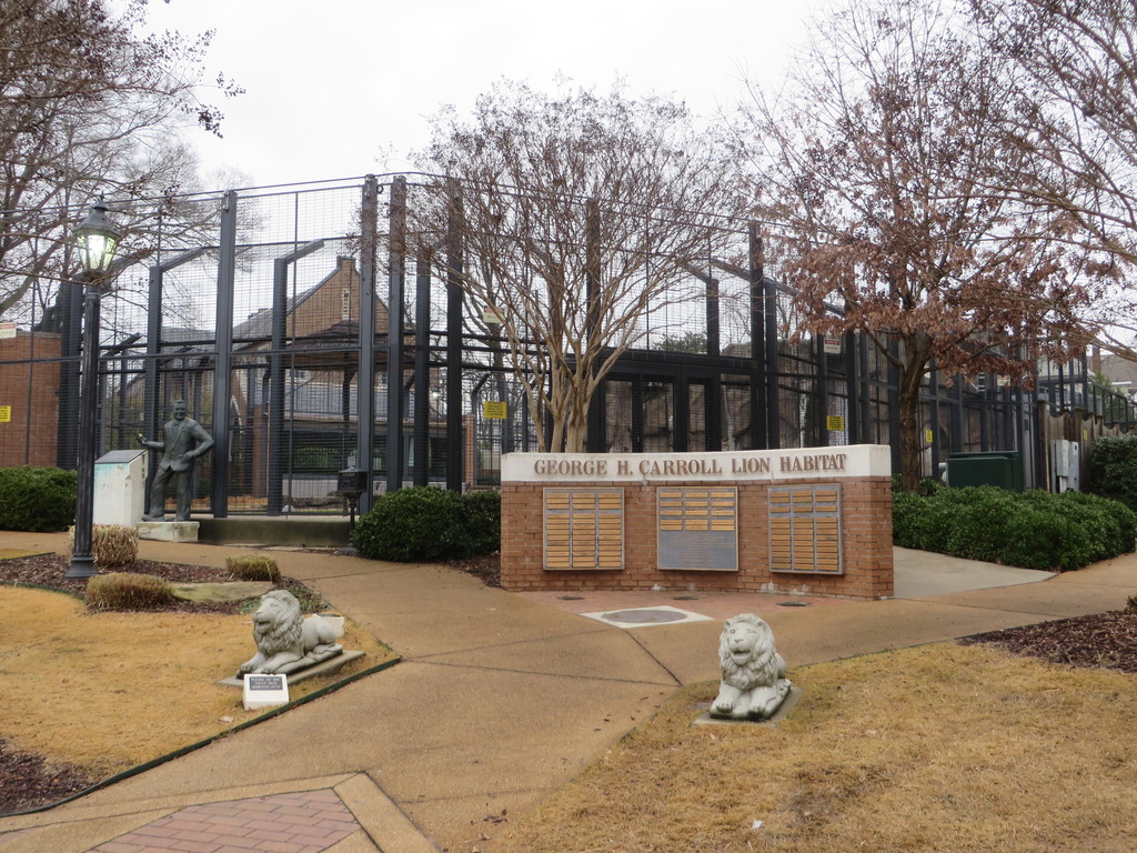 George H. Carroll Lion Habitat on UNA campus
