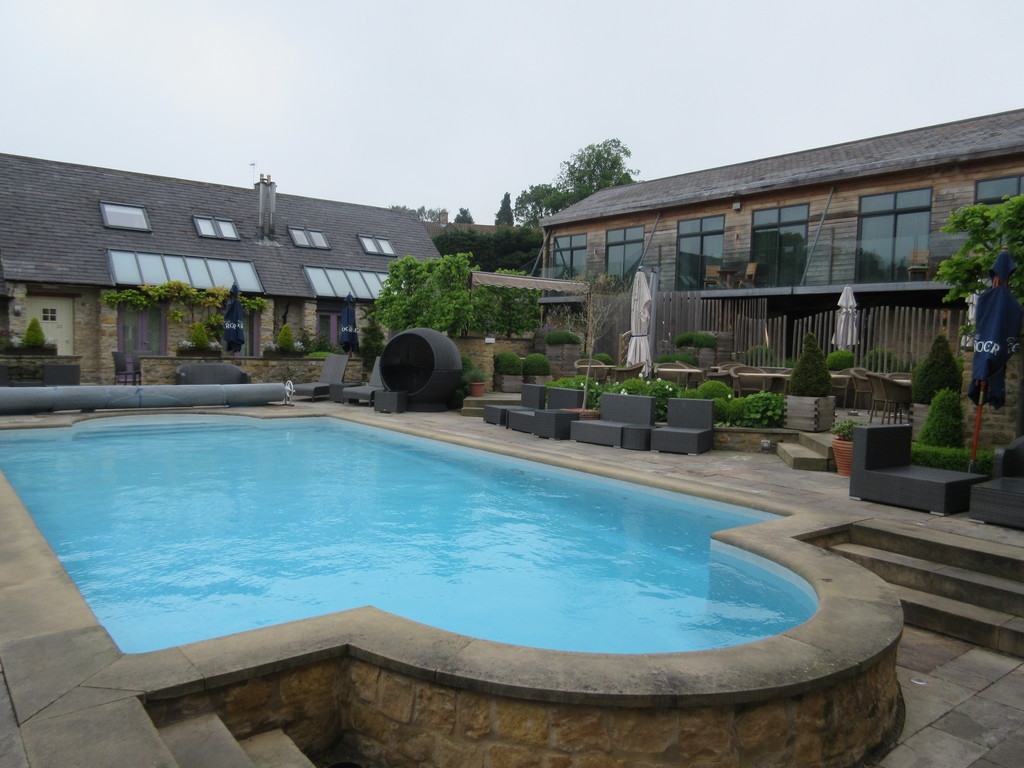 The pool at the Feversham Arms Hotel
