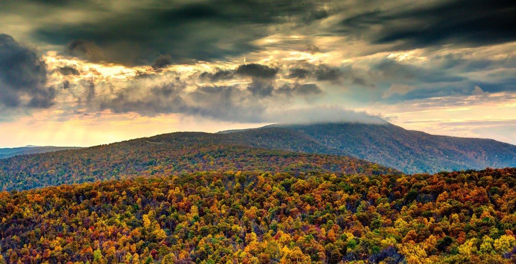 A storm brewing over the valley