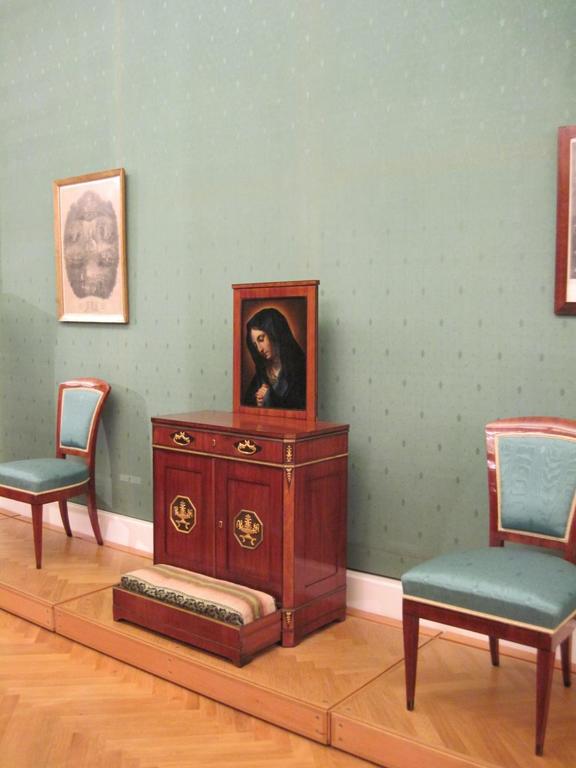 An ordinary appearing private chamber, indicating a strong dedication to the religion.