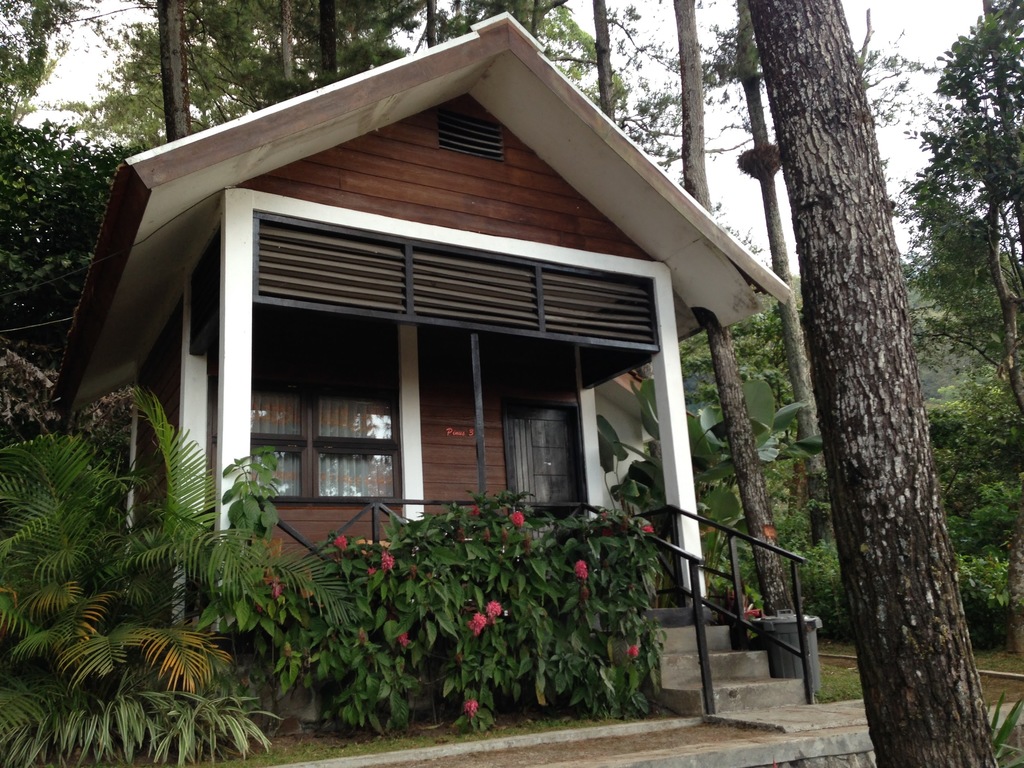 Western architecture of the resort.