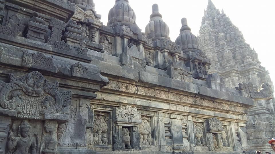 Relief on Prambanan's walls telling the story of Ramayana