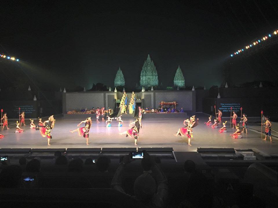 Ramayana dance inside Prambanan complex