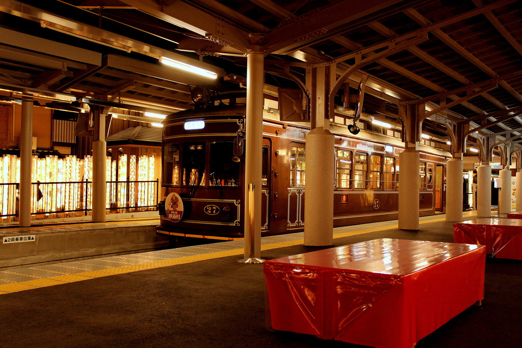 enjoy the picture-perfect sceneries with the local retro train