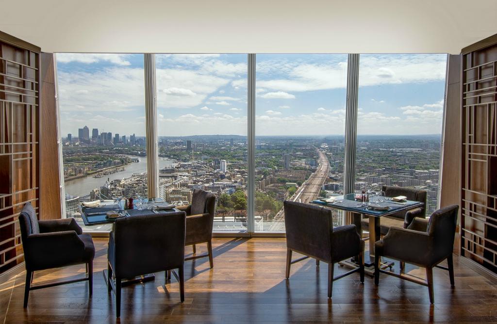 nouvel an à londres: 9 hôtels pour regarder les feux d'artifice du nouvel an | shangri-la hotel sur le shard, londres