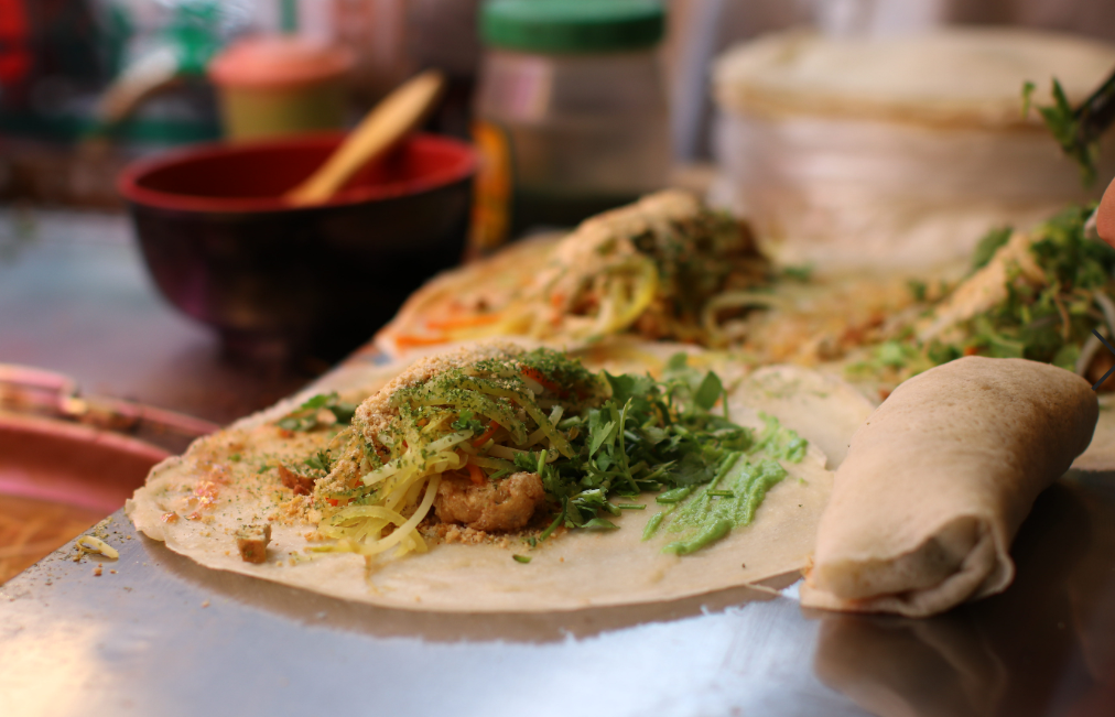 taiwanese burrito (潤餅 rùn bǐng)