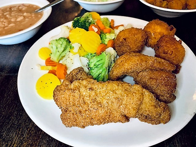 Catfish plate at The Catfish House