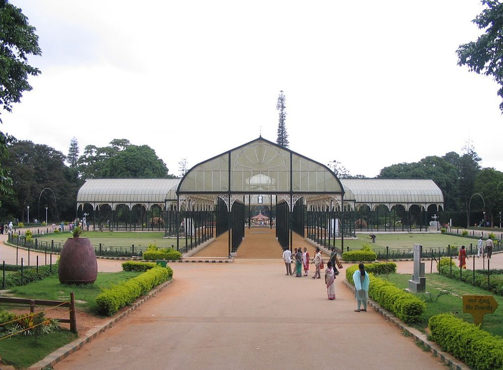 Glass house in Lalbagh, Bangalore (rotated)