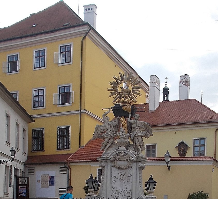 Ark of the Covenant statue (1731), 2018 Győr