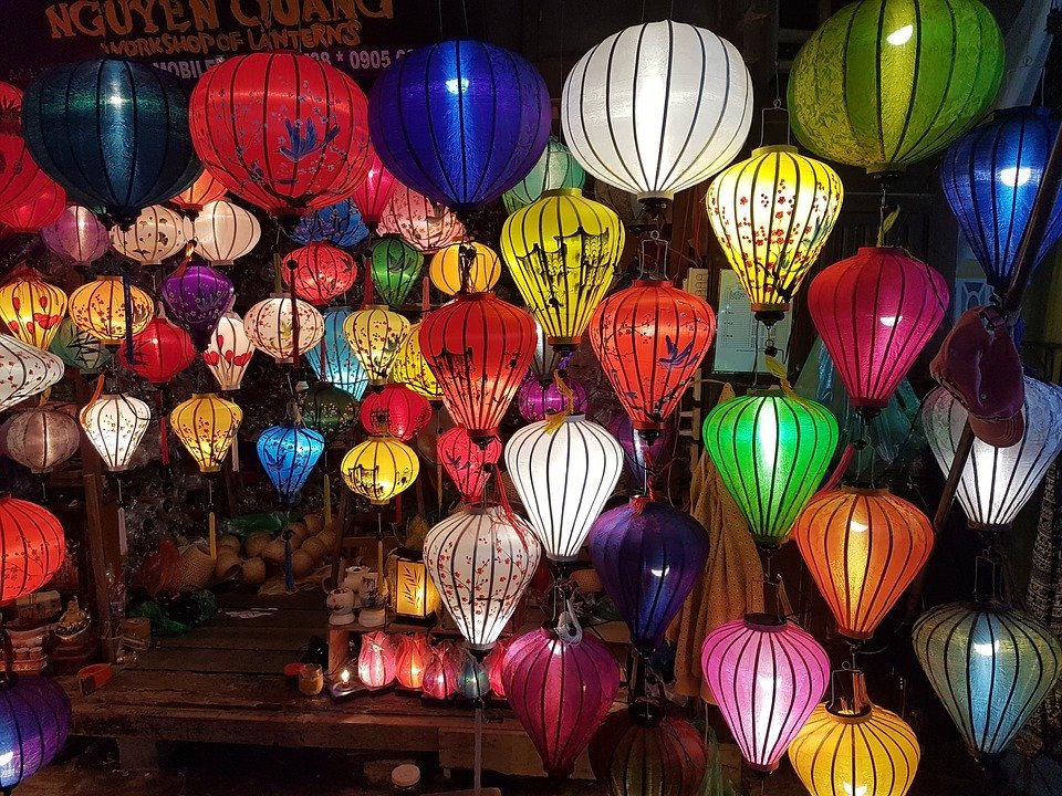 Hoi An, Vietnam, at night