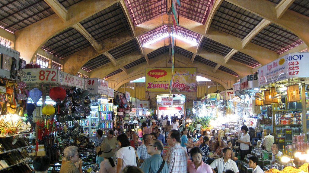 Inside Ben Thanh market