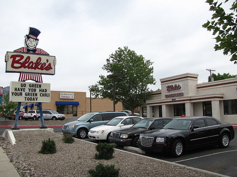 Blake's Lotaburger on Montgomery Blvd, Albuquerque NM
