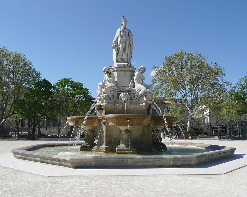 Nîmes,esplanade Charles De Gaulle,fontaine Pradier4