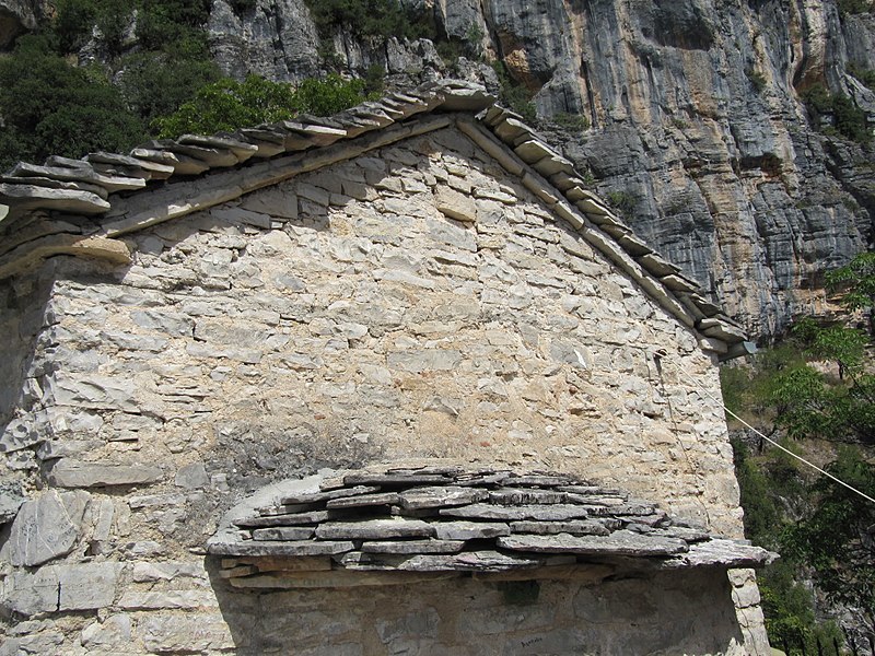 Church wall and roof - Monastery of Saint Paraskevi