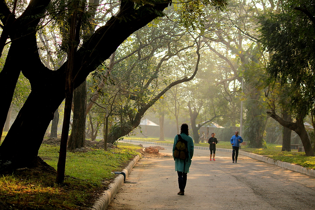 Paradise for joggers at Rabindra Sarobar Kolkata IMG 6771 by Sumita Roy Dutta