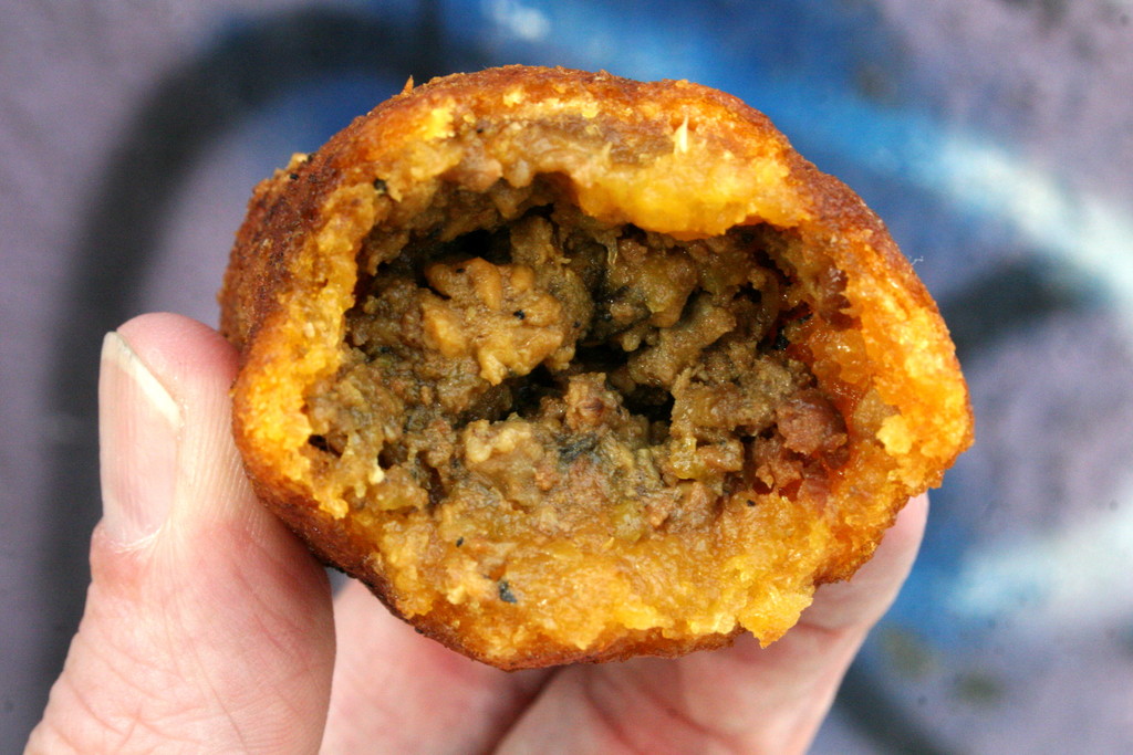 Alcapurria from La Isla Restaurant, East 14th Street, New York