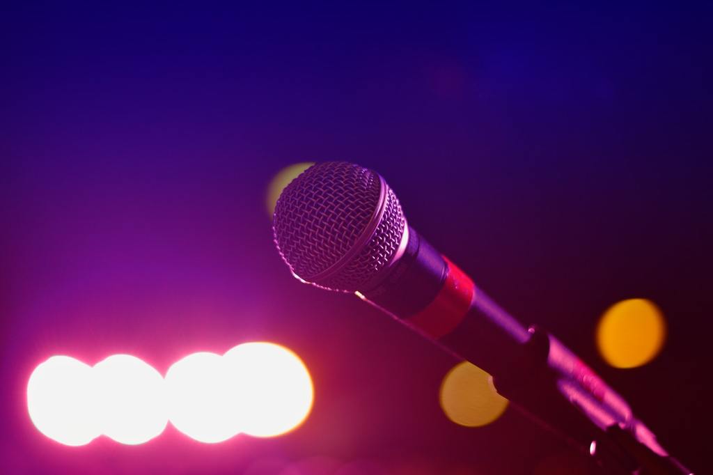 Microphone to sing in karaoke bars