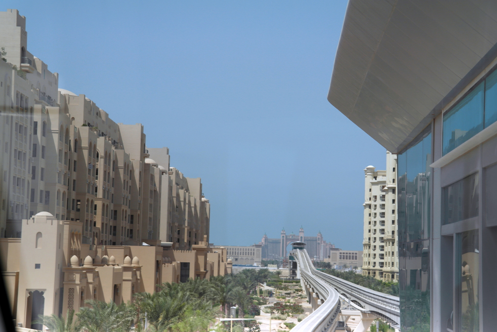 The palm monorail, Jumeirah - Dubai - United Arab Emirates - panoramio