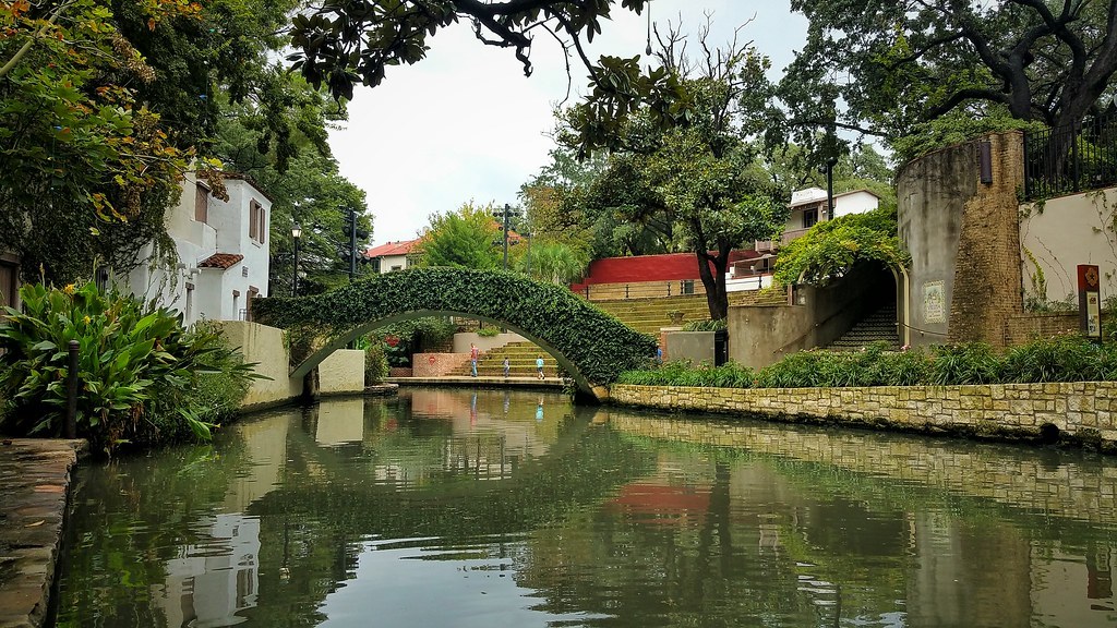 La Villita Historic Arts Village as seen from the River Walk