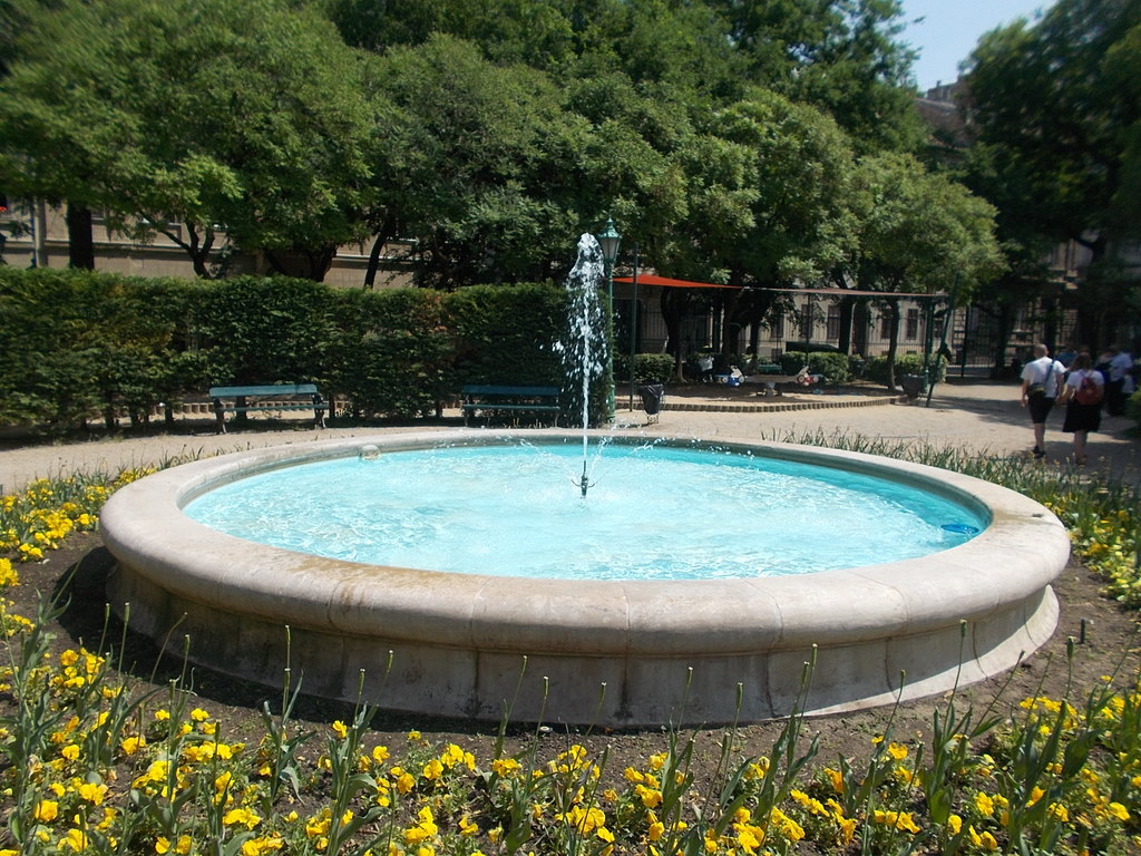 Károlyi garden fountain, 2018 Belváros-Lipótváros