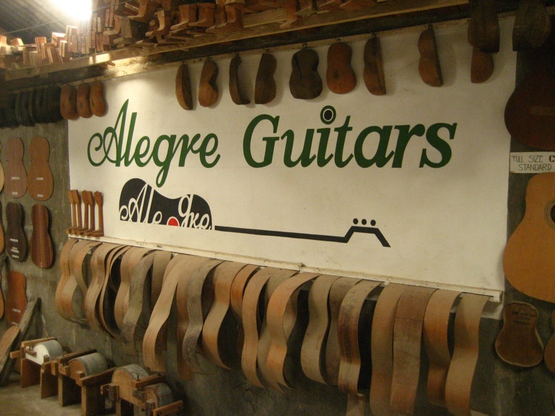 Side and back timbers, Alegre Guitar Factory, Cebu