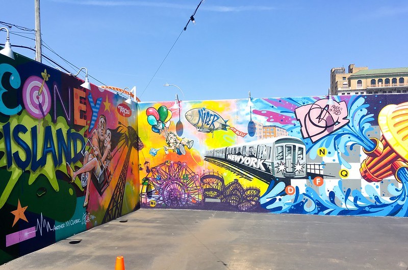 Coney Art Walls, Coney Island, Brooklyn, NY