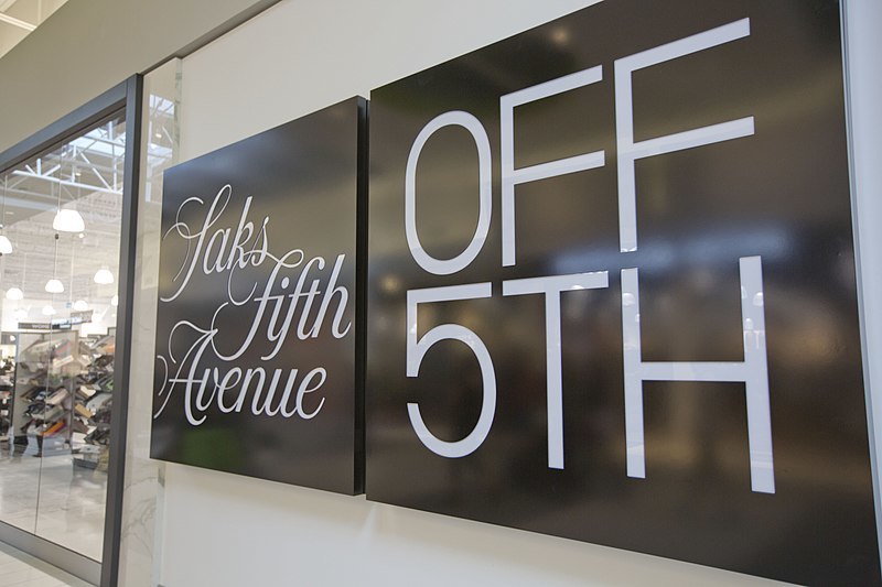 Saks Off 5th - Tsawwassen Mills Outlet Shopping Mall (30327160044)