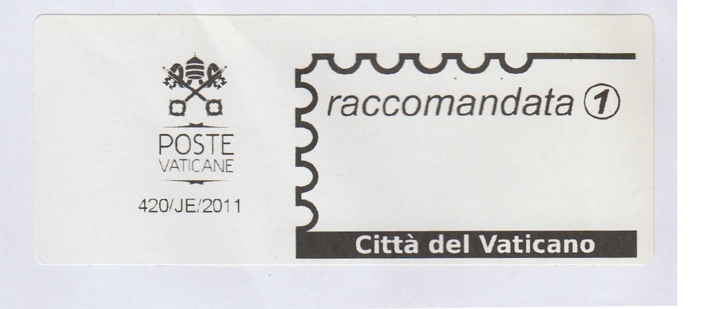 Vatican stamp type PO3