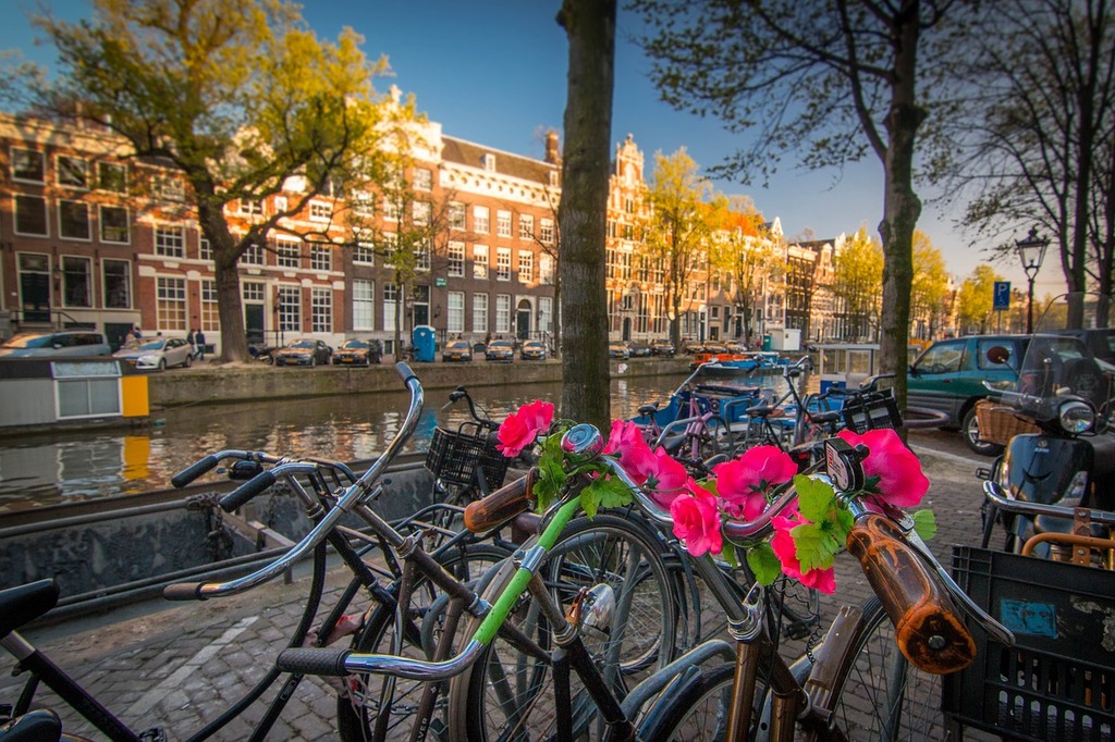 Bikes in Amsterdam.