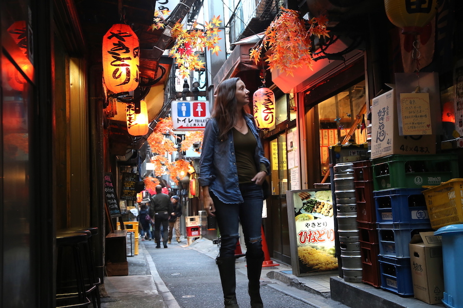 Piss Alley in Tokyo, Japan