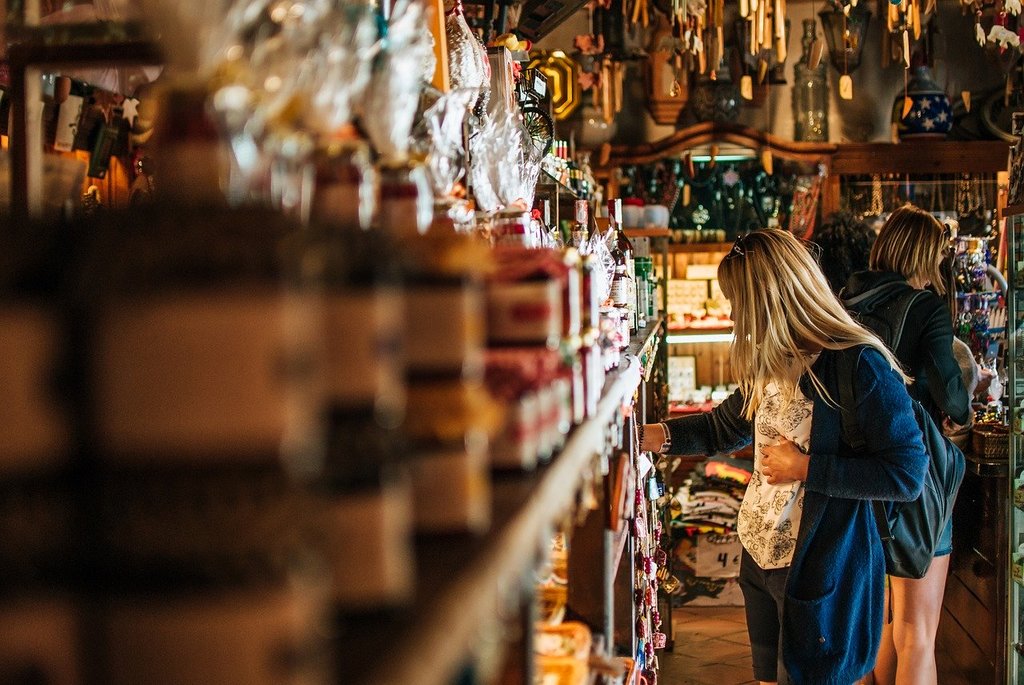 Girl Shop Souvenirs