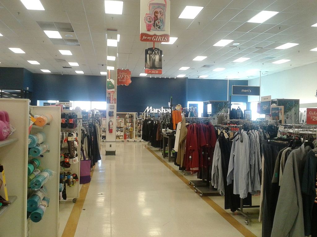 Interior, Marshalls store