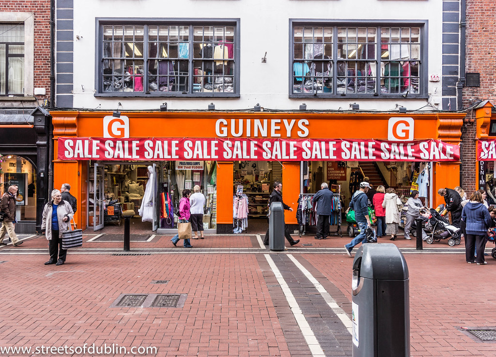 Michael Guineys (also trading as 'Guineys') is not to be confused with the firm of the similar name 'Denis Guineys' affiliated with Clery's department store