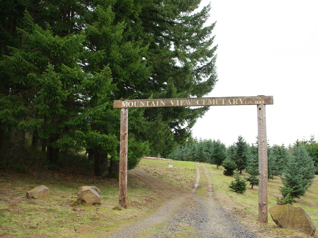 Mountain View Cemetery on Dixie Mountain - Oregon