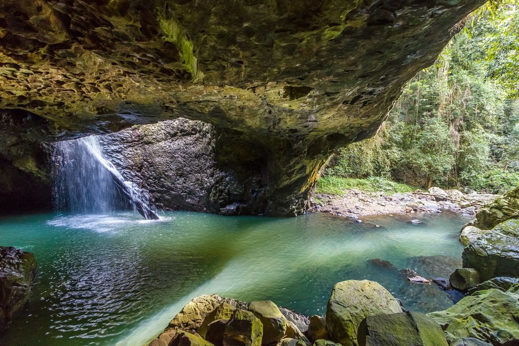Natural Bridge, Springbrook National Park, August 2015