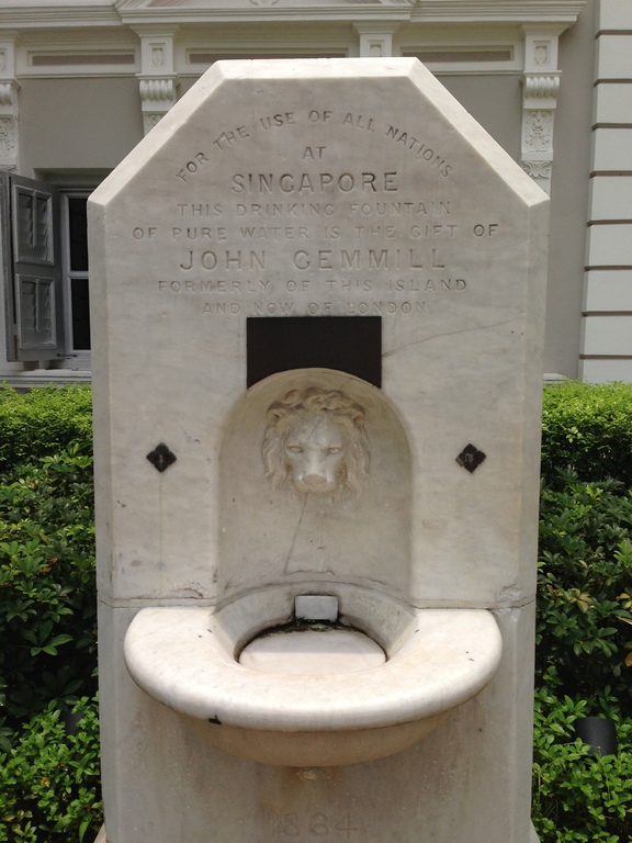Gemmill's drinking fountain, National Museum of Singapore