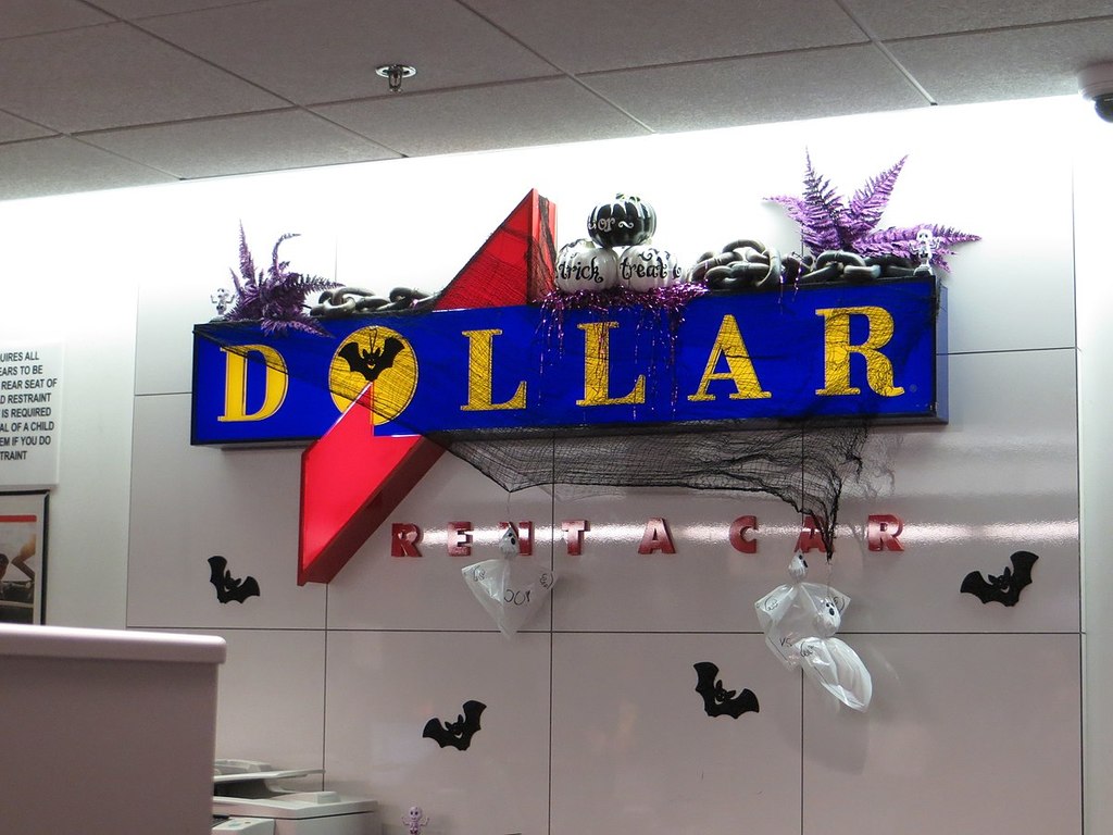 Dollar Rent A Car at Fresno Airport, Oct 2013