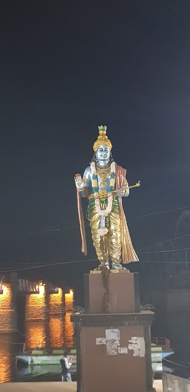 NTR statue in Rajahmundry Pushkar Ghat
