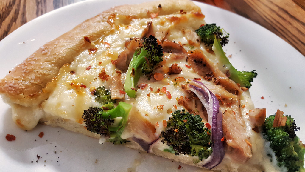 Mmm... white pizza