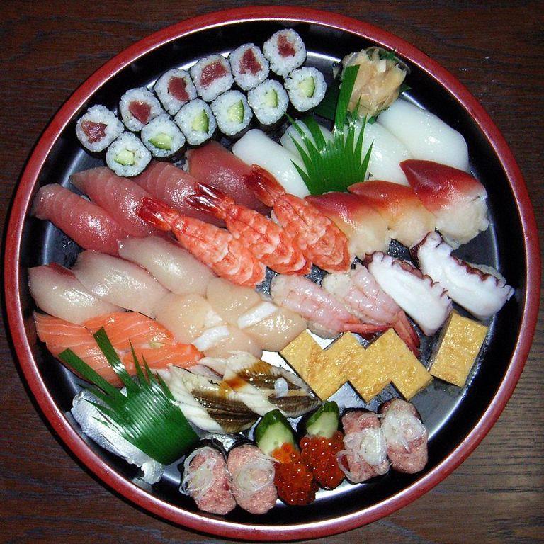 Sushi platter
