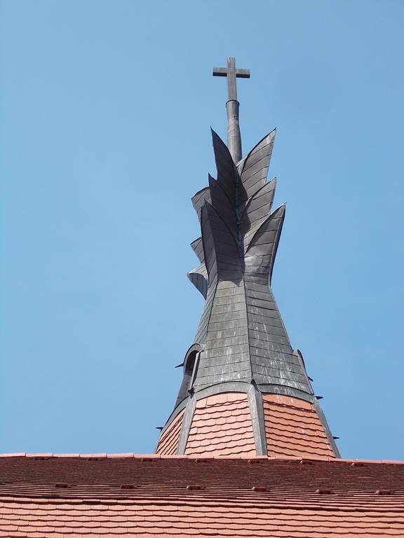 Lutheran church, cross, 2019 Siófok