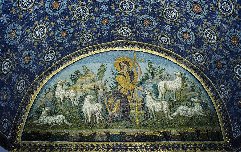"The good Shepherd" mosaic - Mausoleum of Galla Placidia