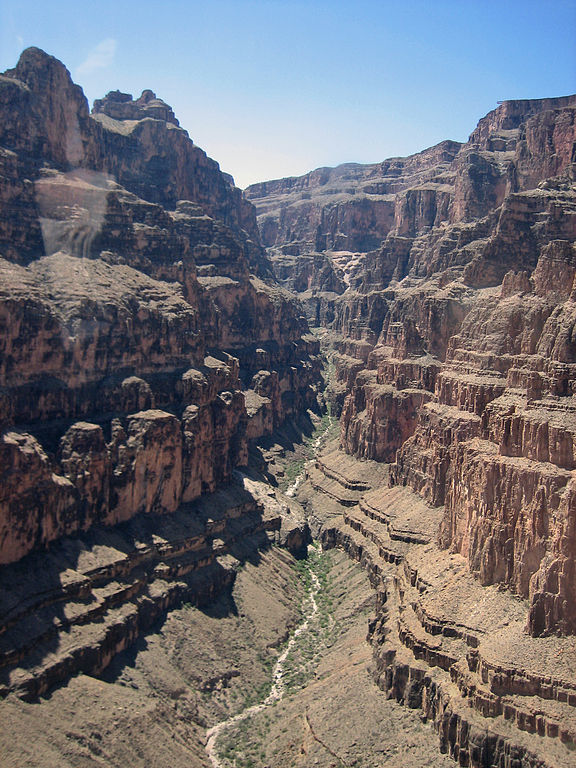 Grand Canyon from helicopter
