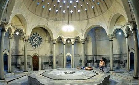 Typical setting of Turkish Bath or Hammam in Cairo