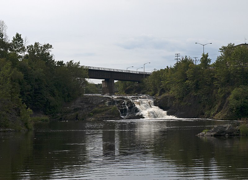 Waterfalls in Rivière du Loup