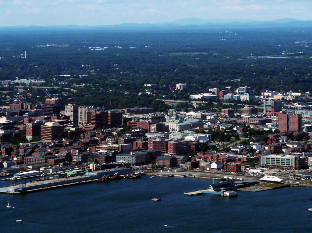 Old Port area of Portland, ME