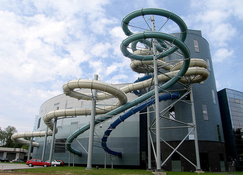 Druskininkai, Water park tubes