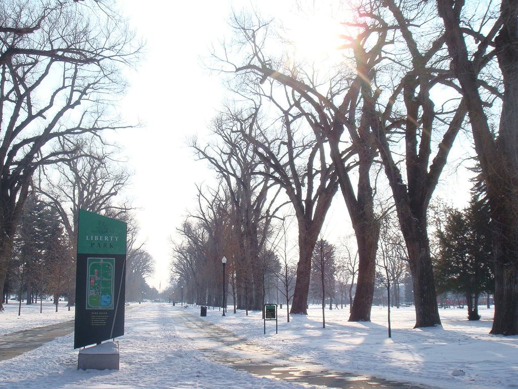 Liberty Park in the winter, Salt Lake City UT, USA - panoramio