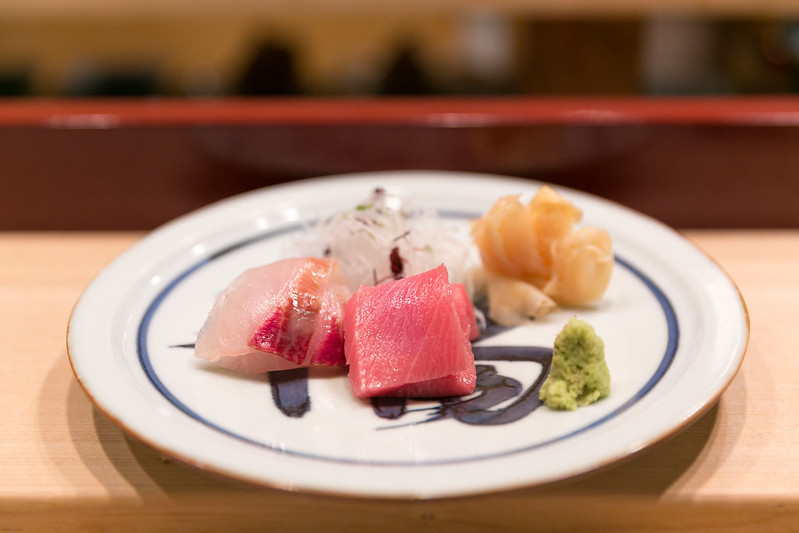 Kampachi and Chu Toro at Sushi Kanesaka, Tokyo